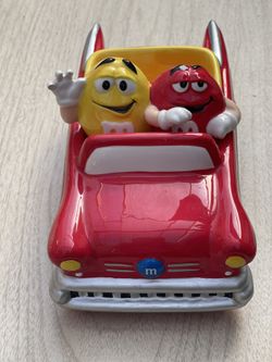 Ceramic Red Car M&M