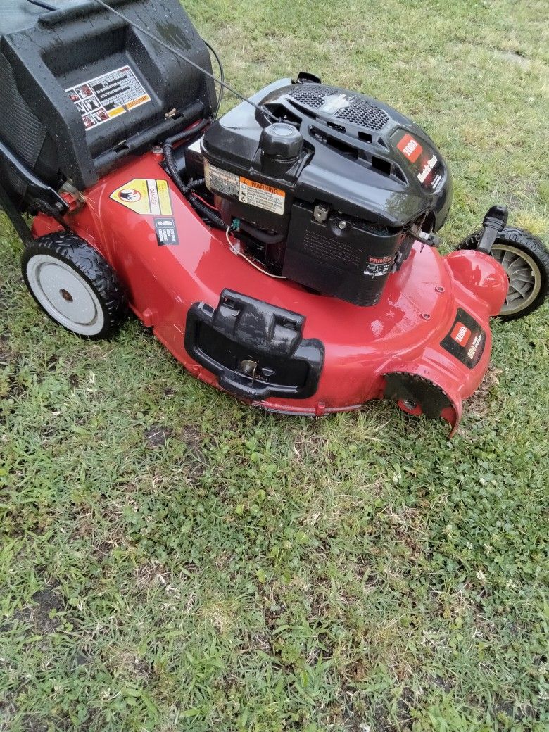 Beast Toro Commercial Lawnmower Needs Front Wheel Repair Mower Will Run