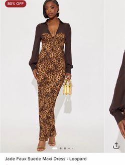 Elegant leopard dress