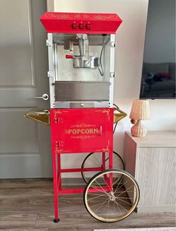 Vintage popcorn machine