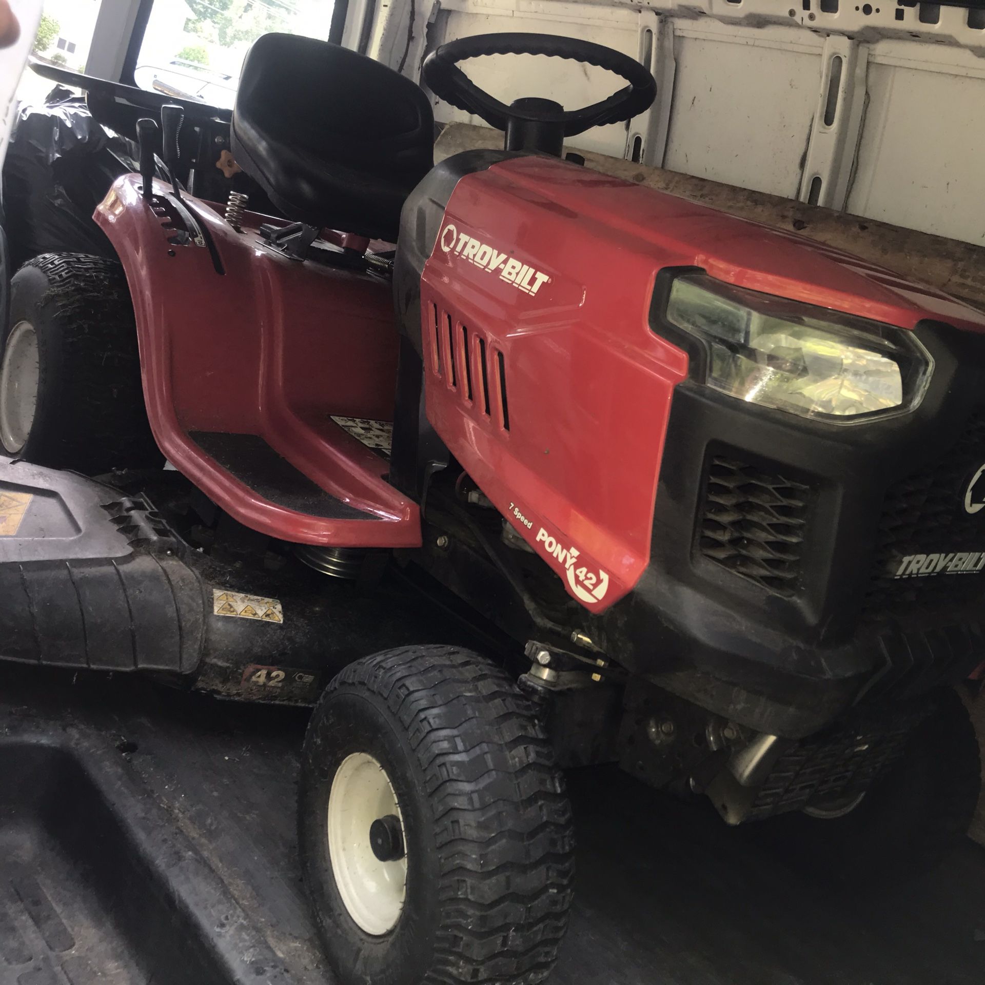 Riding mower