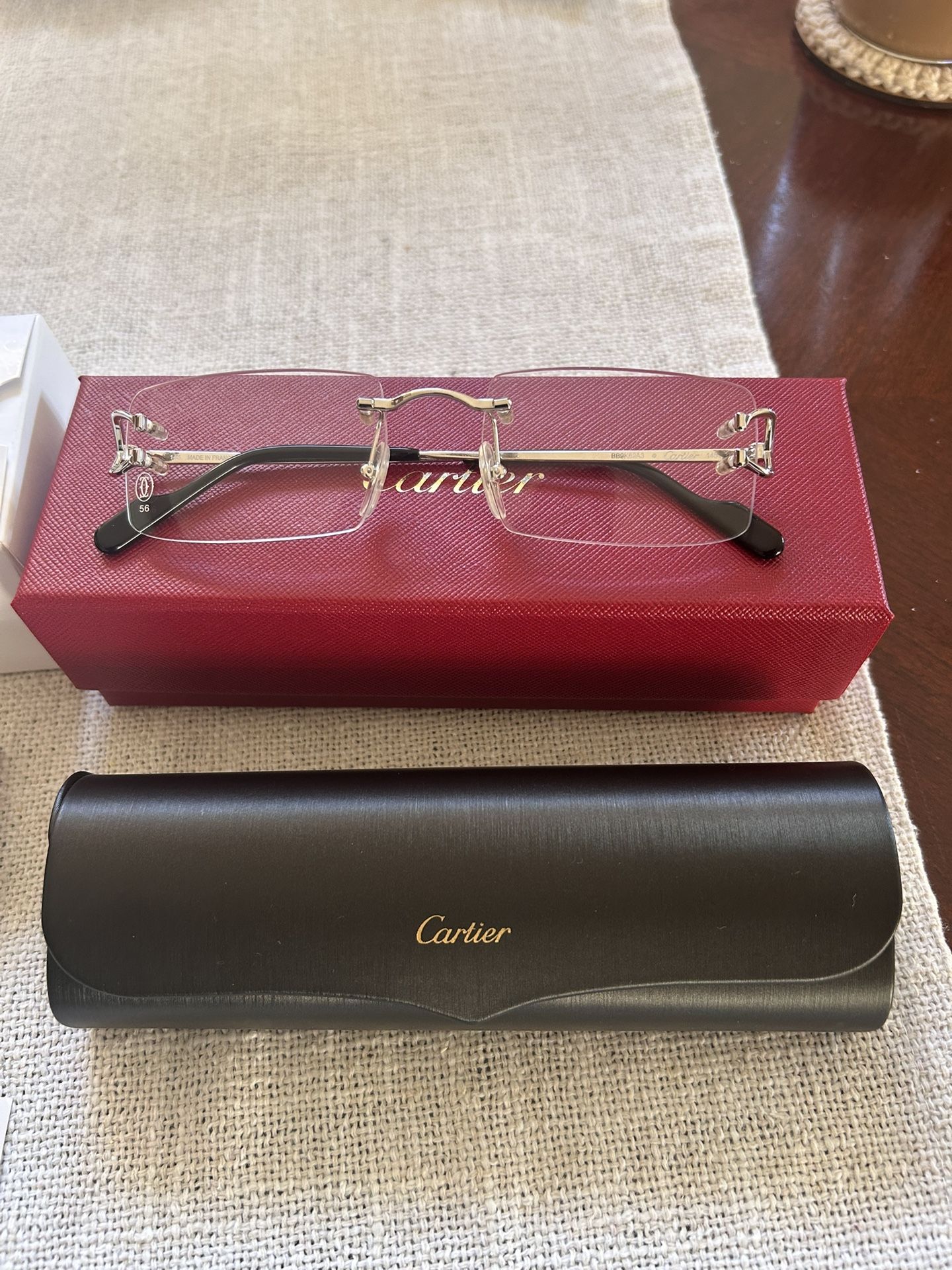 Cartier C Rimless Frames