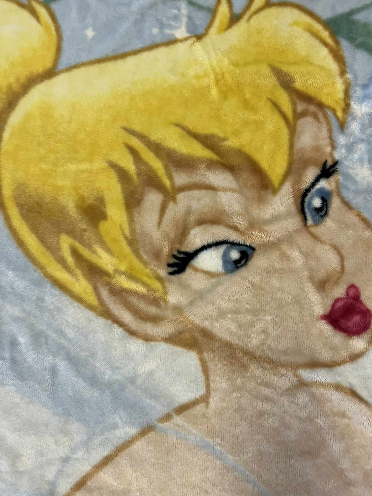 Disney Tinkerbell Blowing Kiss Large Fleece Blanket