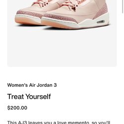 Women’s Air Jordan 3 “treat Yourself”