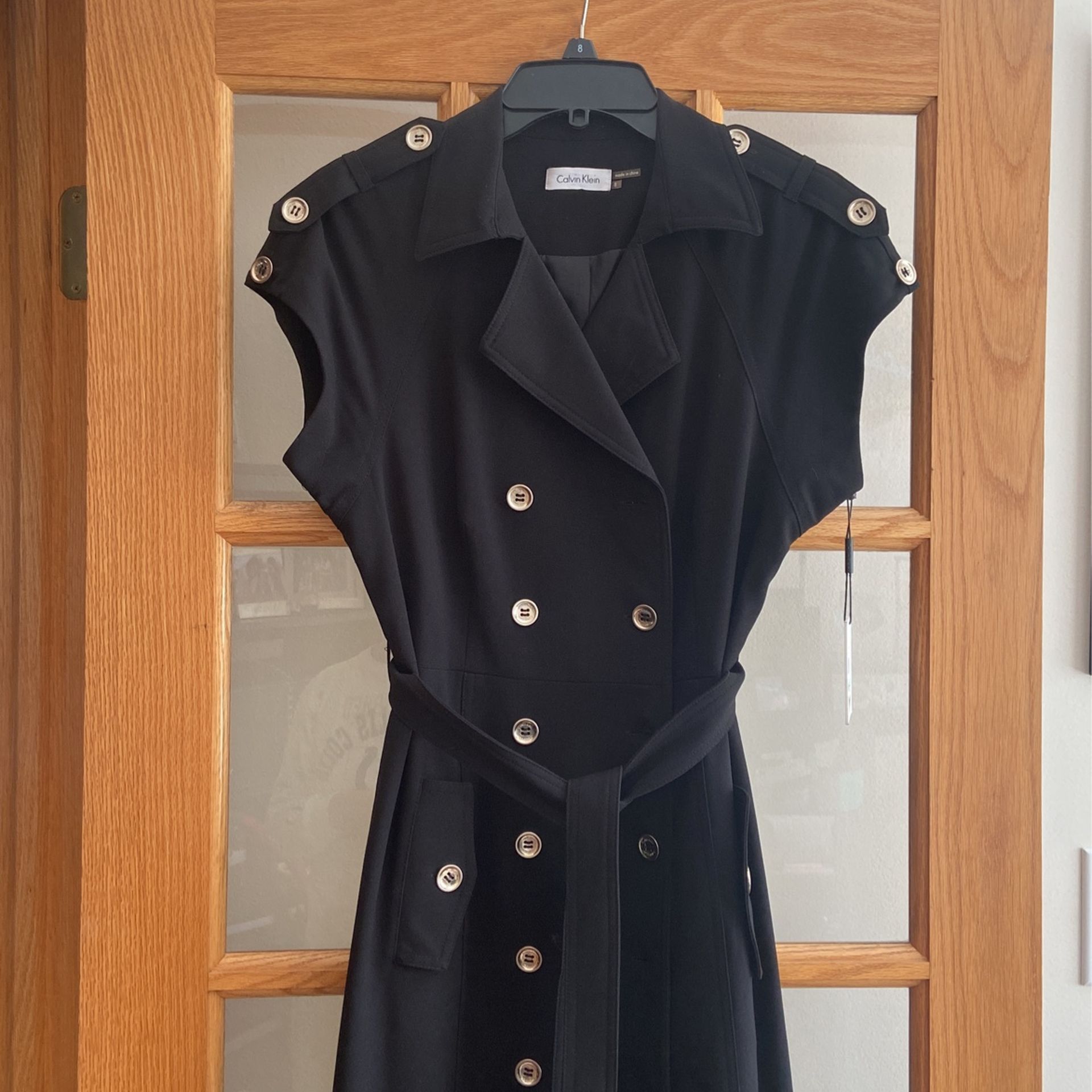 Dress/ Black Double Breasted Calvin Klein Dress