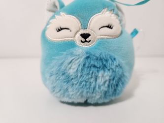 Squishmallow Clip Dabney the Fox Soft Plush