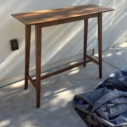 Bar Height Table Wooden Contemporary Modern