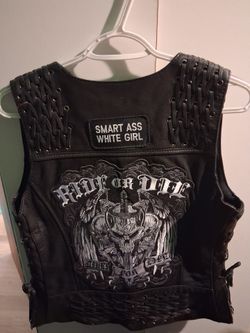 Milwaukee genuine   leather womens vest