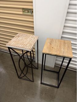 Two side tables