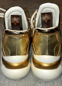 Lv Gold Shoes