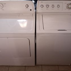 Whirlpool Washer and Kenmore Electric Dryer