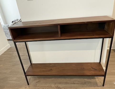 Walnut Console Table 