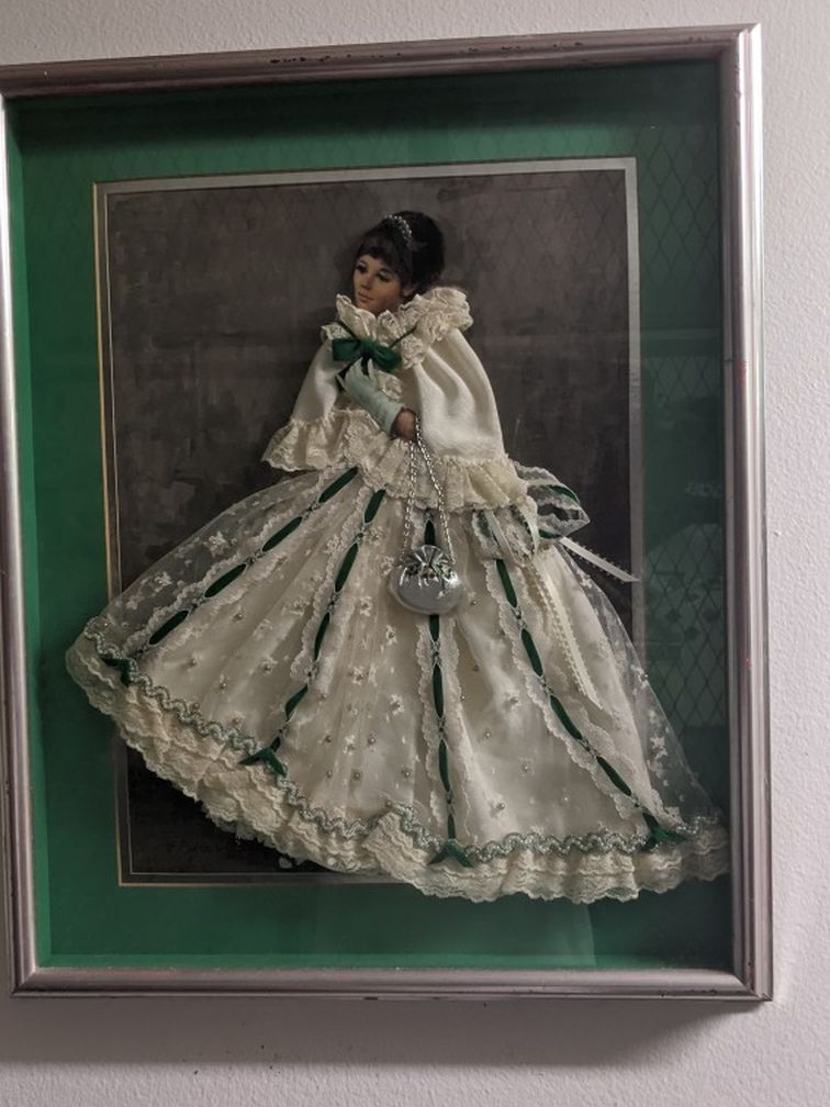 Antique Hand Made J. pifarre Work With Real Clothes & Hand Crafted