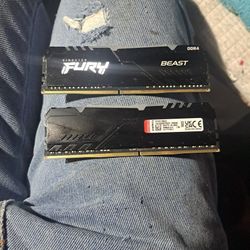 Kingston Fury Beast DDR4 16GB RAM (2x16GB)