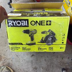 Ryobi One+ 18v Cordless 2 Tool Combo New
