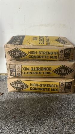 Sakrete concrete 6 pounds