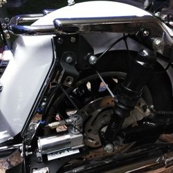 Custombagger inc . Air ride suspension installation 400.00 labor only parts are separate.