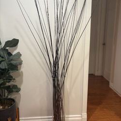 Decorative Oversized Glass Jar Of Sticks