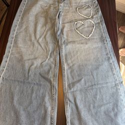 Gap ,heart jeans girls new
