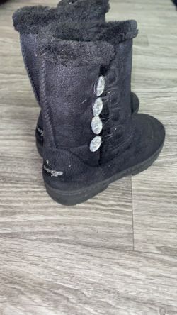 Girl's Bebe Black Boots