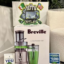 Breville juice fountain cold electric juicer floor model display 