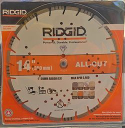 RIDGID Diamond blade.   14"
