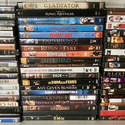 Lot of 60 Various DVD’s