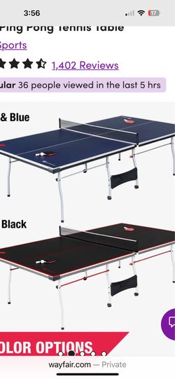 Used ping pong table