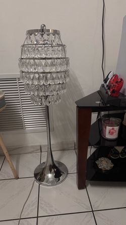 Crystal Chandelier Style Floor Lamp