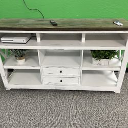 White Barnwood Desk