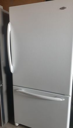 Maytag Bottom Freezer  White Refrigerator
