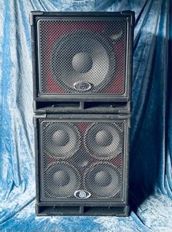 Ampeg BXT Series Bass Cabinets - BXT-410HL4 (4x10) & BXT-115HL4 (1x15) Stack