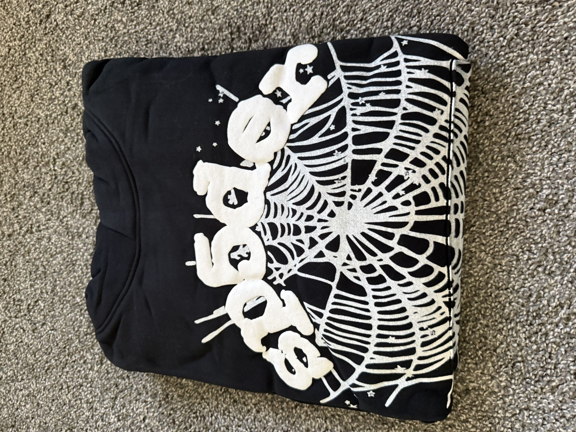 Black OG Spider Hoodie Size M