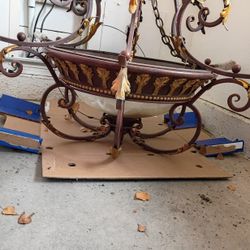 Wrought Iron Chandelier 