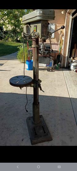 Chicago Industrial Heavy Duty Drill Press 15 Speed