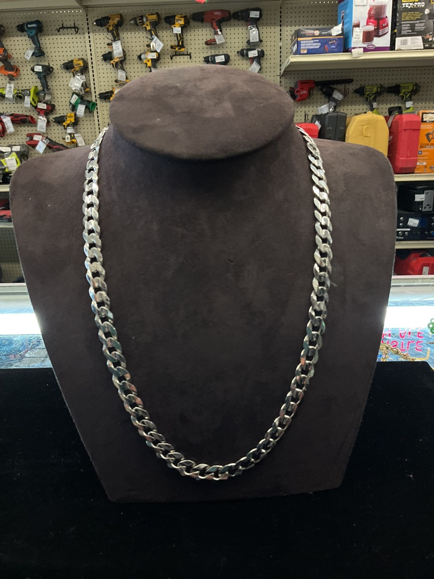 10KT Cuban Chain Solid I-2433