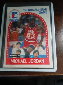 1989 NBA Hoops Michael Jordan All-Star Card