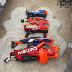 Set Of NERF Guns Including MEGA MASTODON