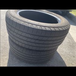 2 Only - 205/55r16 Michelin Defender Tires Good 80% Treads!!!