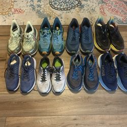 8 Hoka One One Men's Sneakers - Blue, Black, White