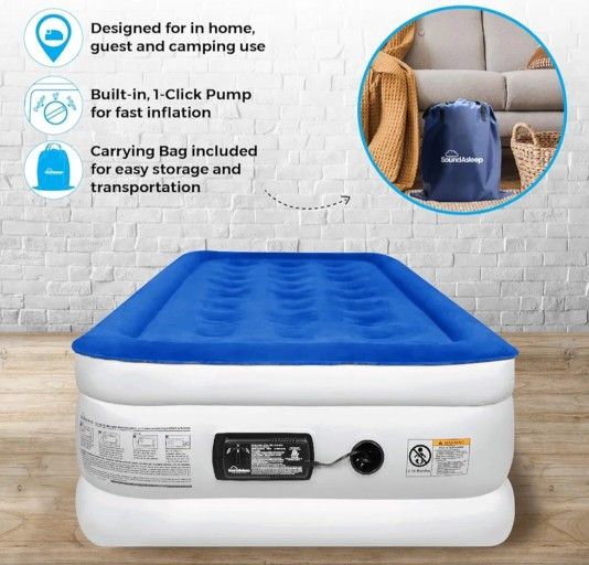 New In Box Luxury Air Mattress Twin XL Size