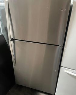 Whirlpool Top Mount Stainless Steel Fridge