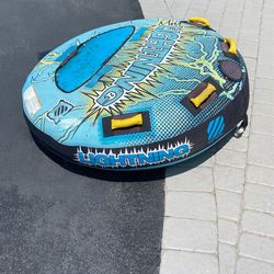 Two person tube used