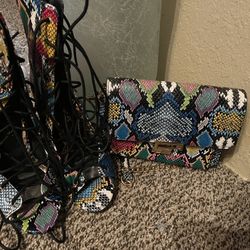 Matching purse and shoes/Levi Sides