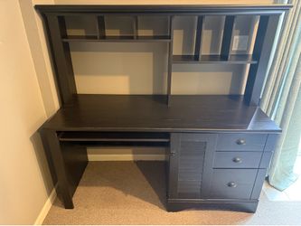 Desk with hutch and more