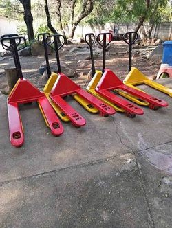 Red 5500 Capacity Pallet jacks $199-269 ea lots $$