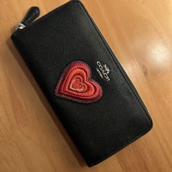 coach long Wallet With Zipper