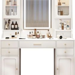 Makeup Vanity Desk with Lights