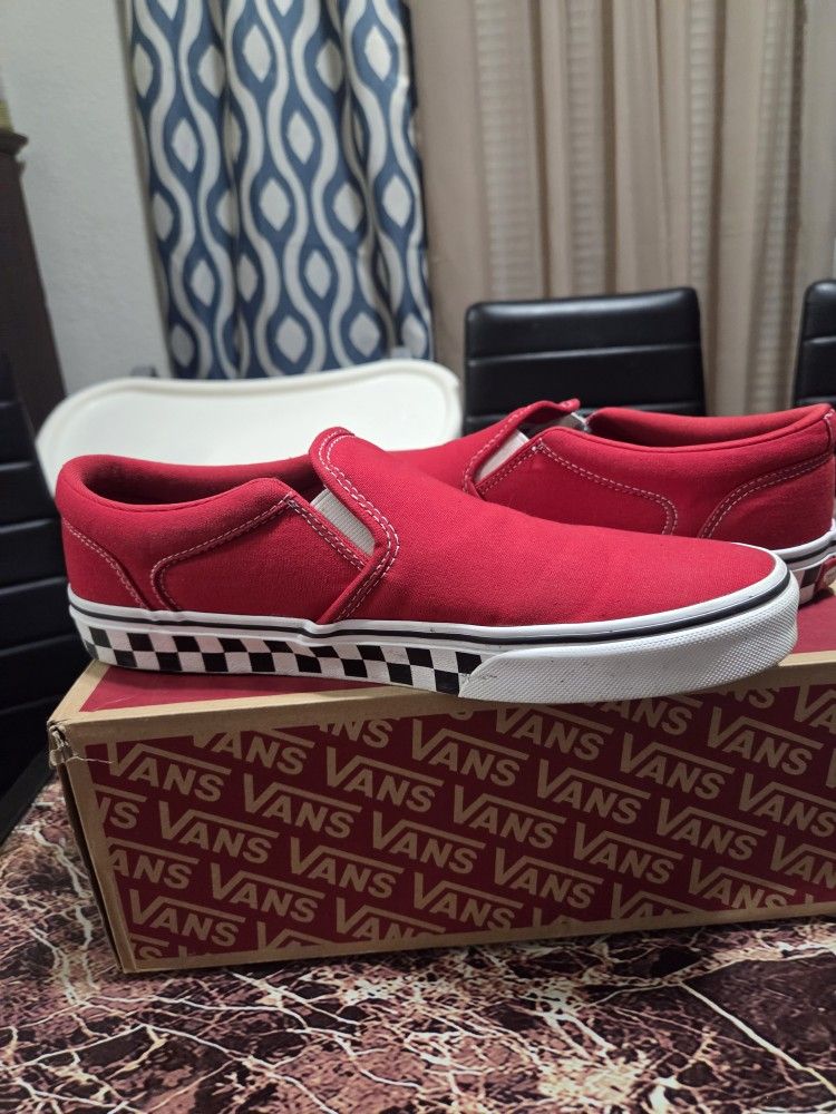 Red Vans Sneakers