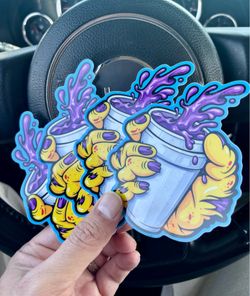 Sippin purp stickers